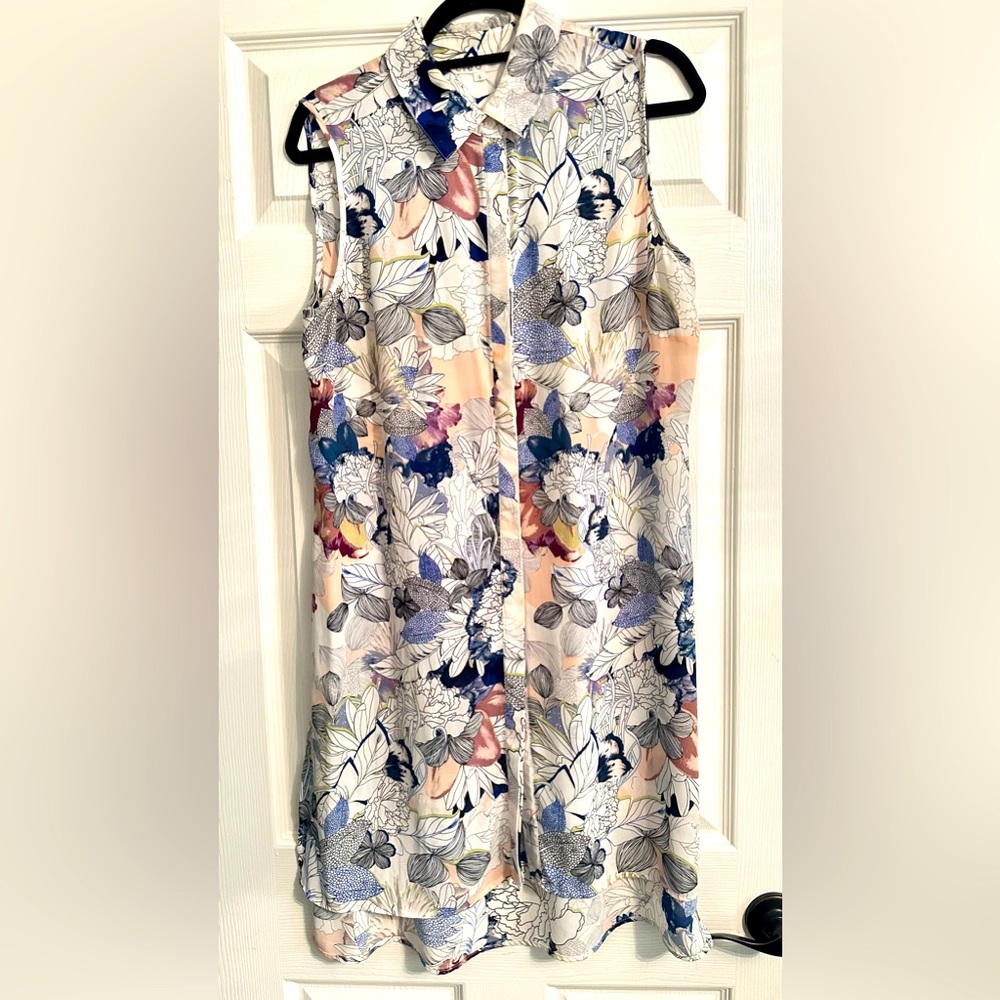 CLEO L tunic sleeveless with slits
